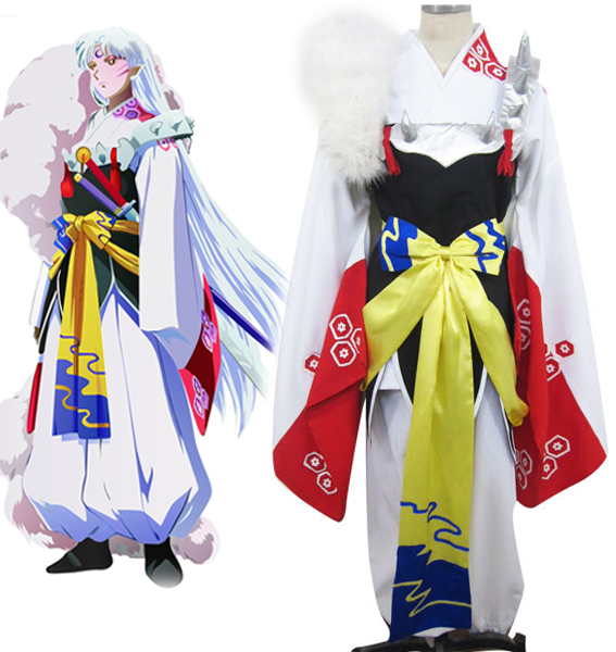 InuYasha Sesshomaru Kimono Cosplay Costume